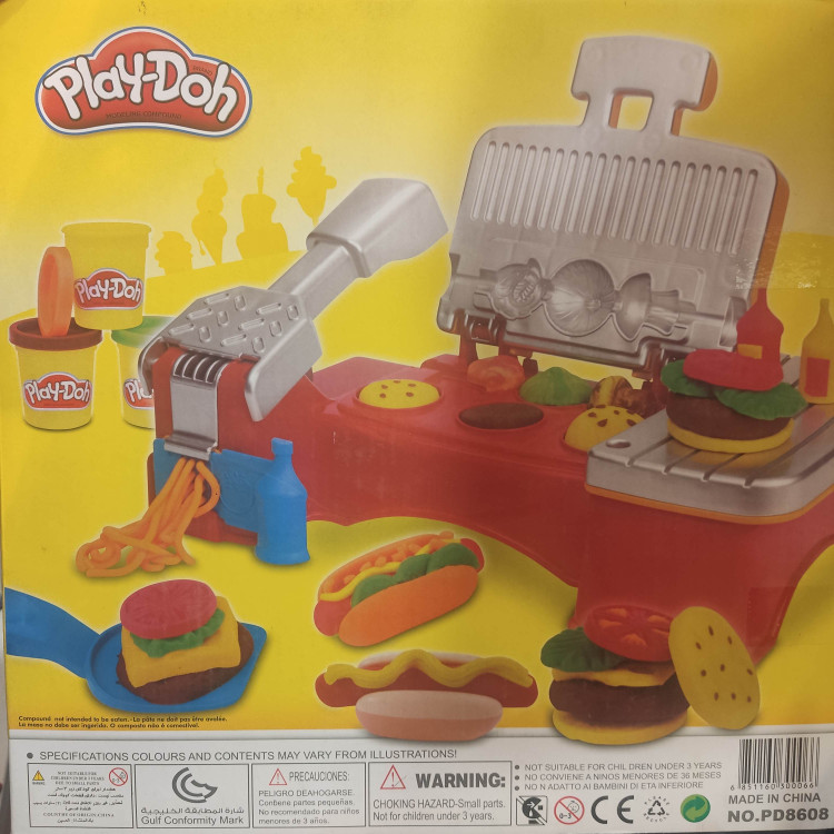 دستگاه ساندویچ زن بهمراه خمیر بازی