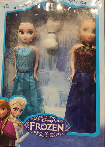 السا و آنا بهمراه عروسک اوف