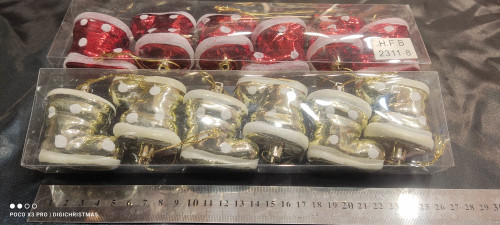 آویز چکمه پاپانوئل در دو رنگ