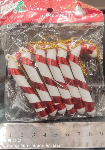 آویز عصا کوچک 6عددی