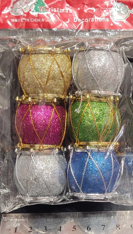 آویز طبل درخت کریستمس Drum Ornament