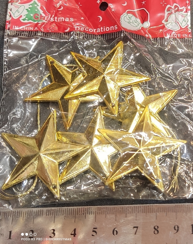 آویز ستاره کوچک ۶ عددی