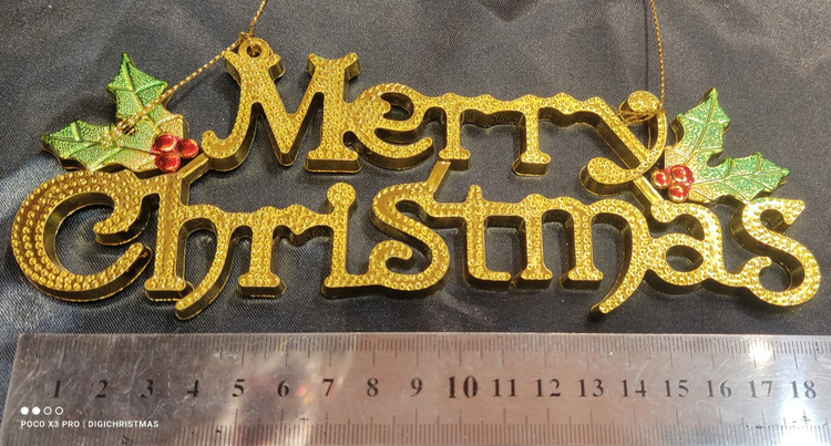 آویز نوشته مری کریستمس