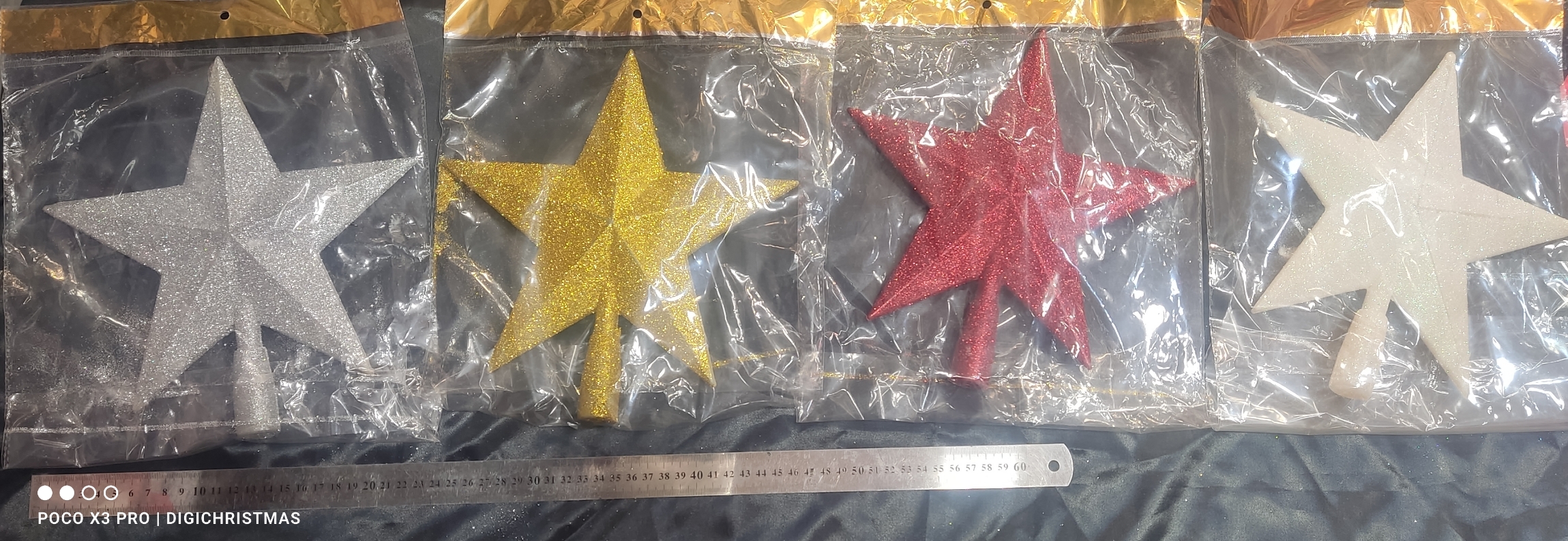 ستاره بزرگ اکلیلی نوک درخت کریستمس