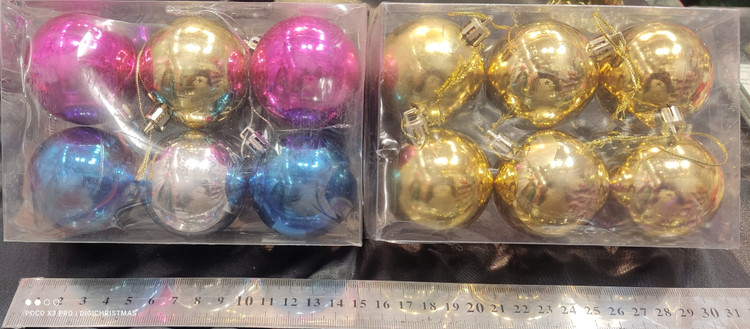 گوی 6عددی قطر 4/5 سانت براق