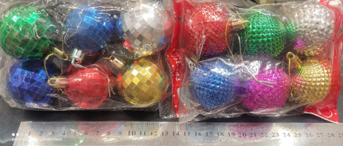 گوی 6عددی قطر 4/5سانت مدل دیسکویی ومات