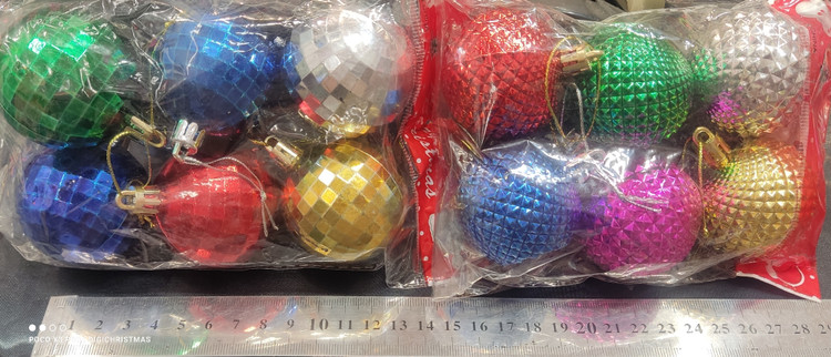 گوی 6عددی قطر 4/5سانت مدل دیسکویی ومات